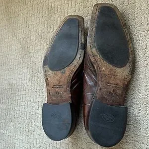 Armani Alligator Men’s Brown Leather Slip-ons size 44 (US 10) Giorgio Armani | Shoes | Armani Alligator Mens Brown Leather  main image 4